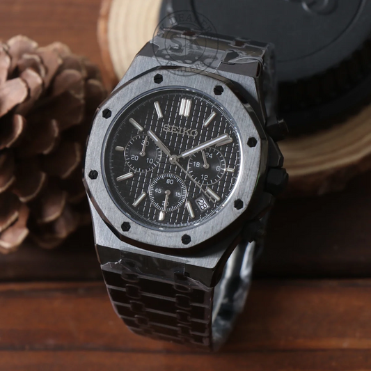 ROYAL SEIKOAK CHRONO TRIPLE BLACK