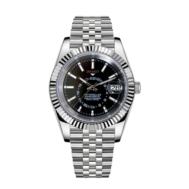 SEIKOJUST SKY DWELLER BLACK