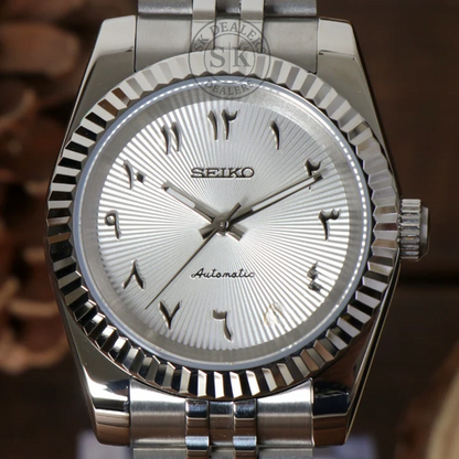 SEIKOJUST WHITE ARABIC TEXTURED