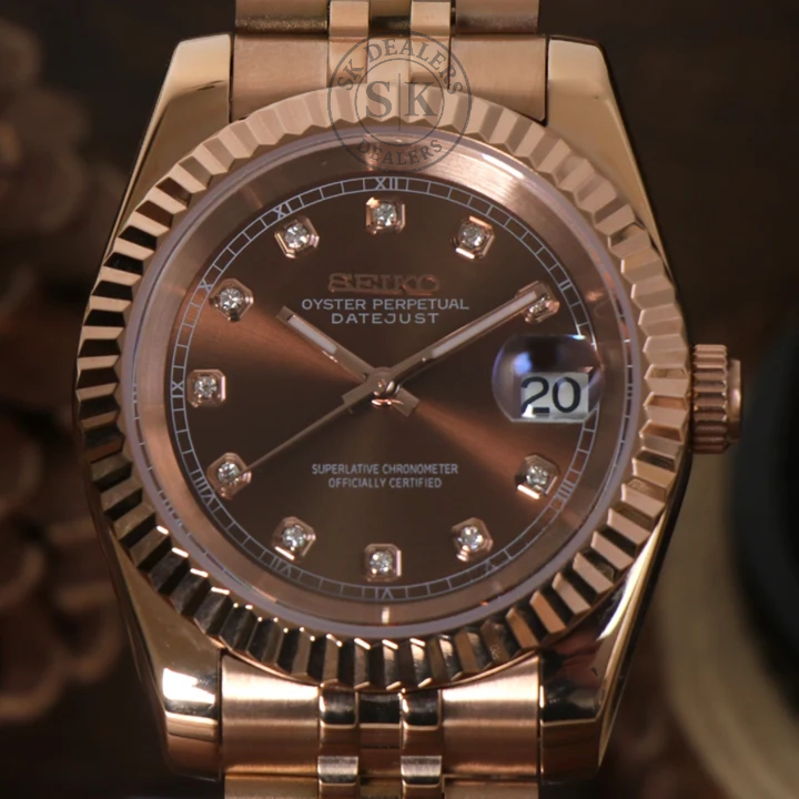 SEIKOJUST CHOCOLATE CRYSTALS ROSE GOLD