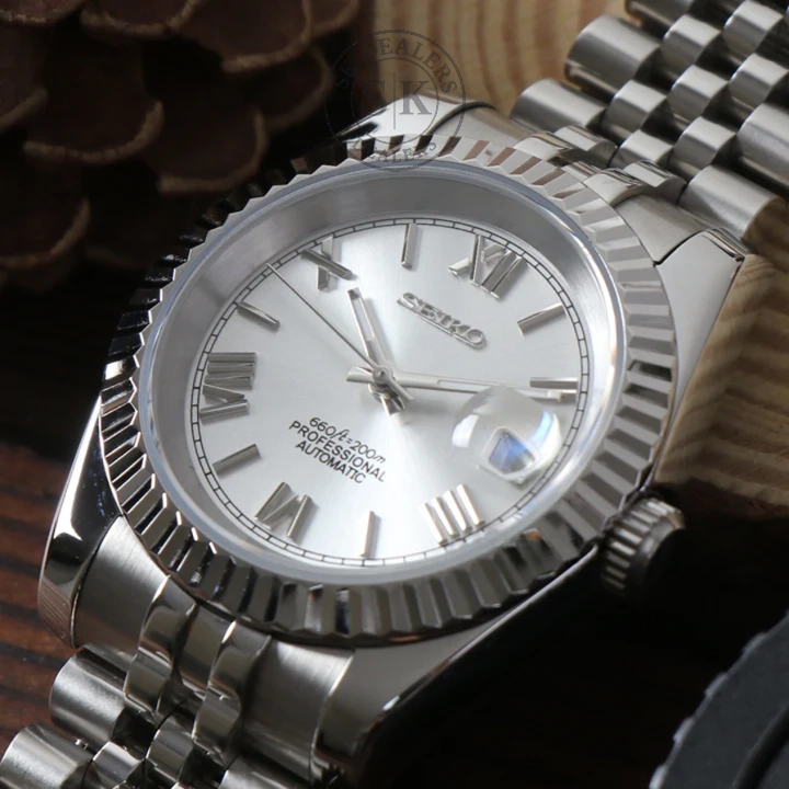 SEIKOJUST ROMAN SILVER