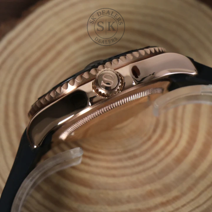 SEIKOMARINER ROSE GOLD - BLACK