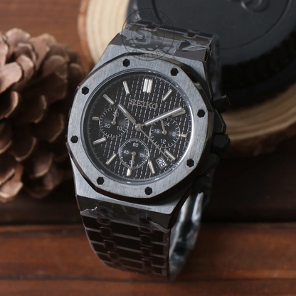 ROYAL SEIKOAK CHRONO TRIPLE BLACK