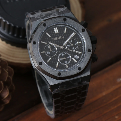 ROYAL SEIKOAK CHRONO TRIPLE BLACK