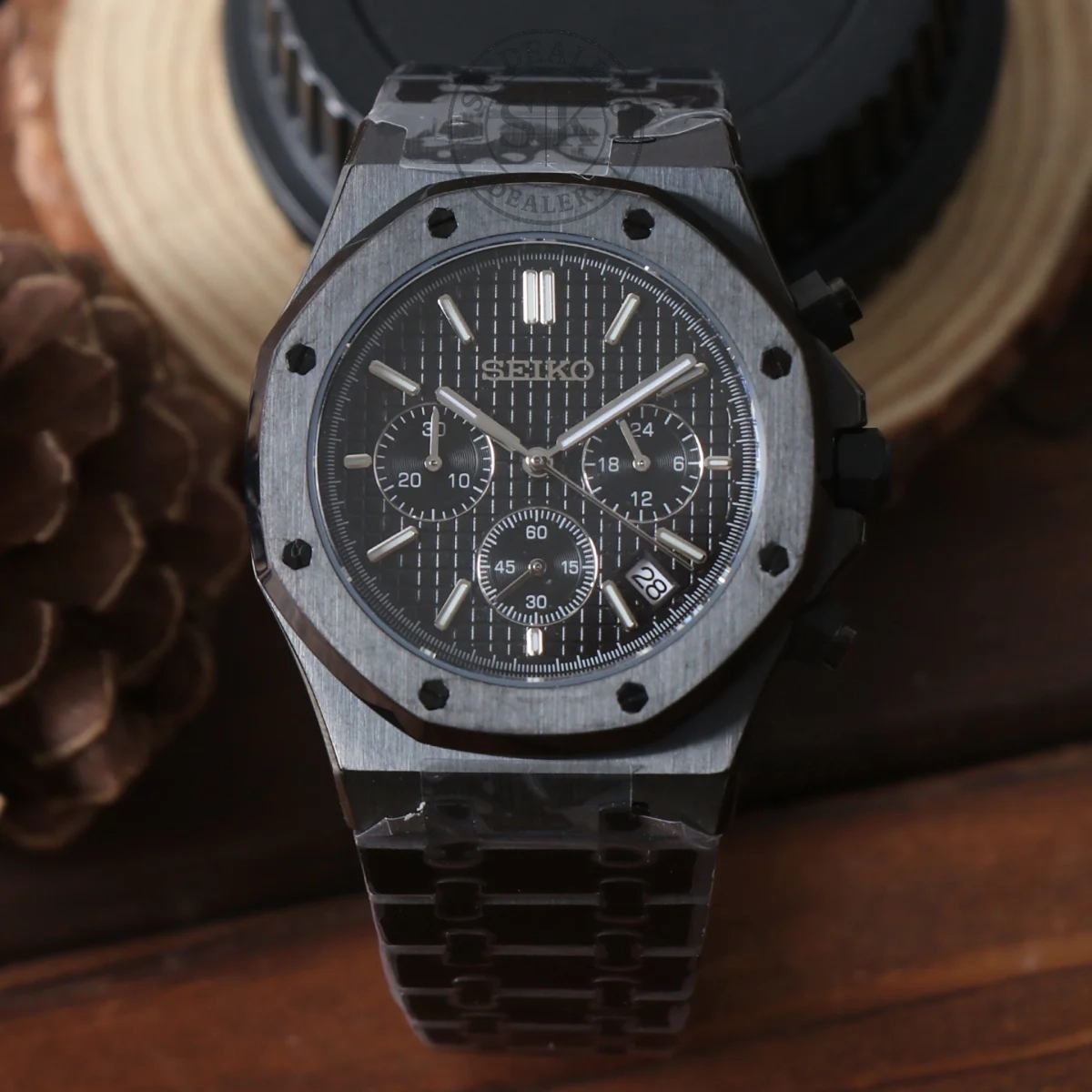 ROYAL SEIKOAK CHRONO TRIPLE BLACK