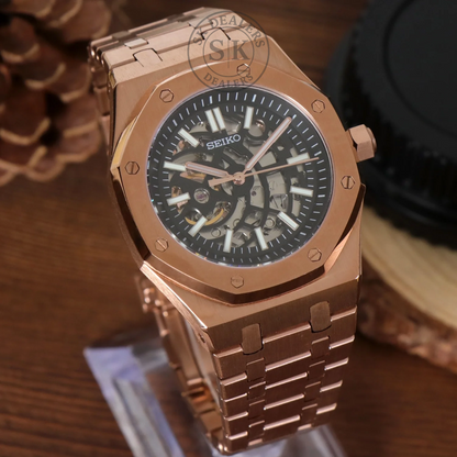 ROYAL SEIKOAK ROSE GOLD SKELETON