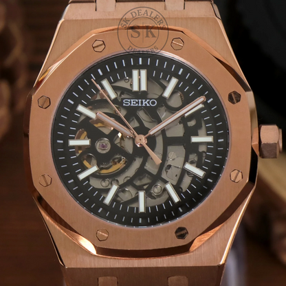 ROYAL SEIKOAK ROSE GOLD SKELETON