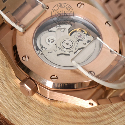 ROYAL SEIKOAK ROSE GOLD SKELETON