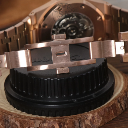 ROYAL SEIKOAK ROSE GOLD SKELETON