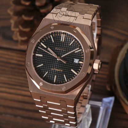 ROYAL SEIKOAK ROSE GOLD BLACK