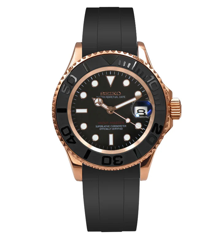 SEIKOMARINER ROSE GOLD - BLACK