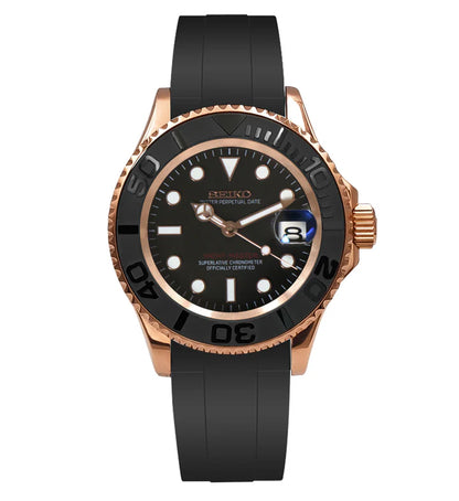 SEIKOMARINER ROSE GOLD - BLACK