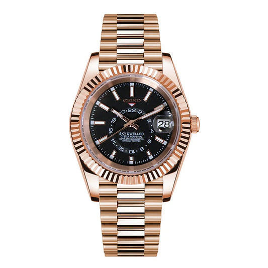 SEIKOJUST SKY DWELLER ROSE GOLD