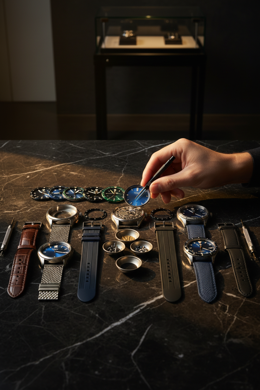 Relojes Seiko en proceso de configuración